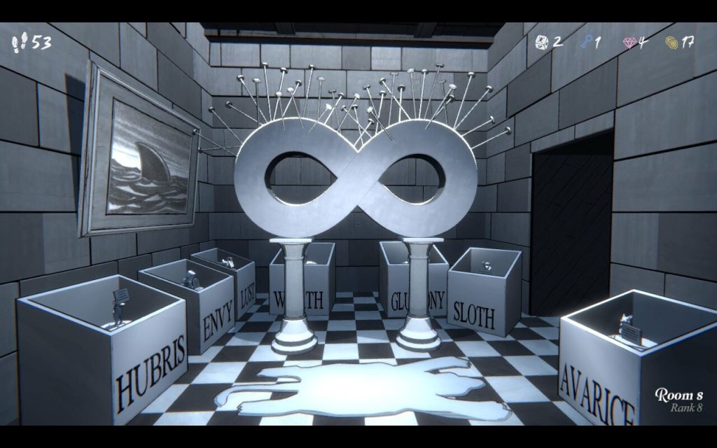 Blue Prince – Soluzione della Room 8: la stanza degli otto peccati